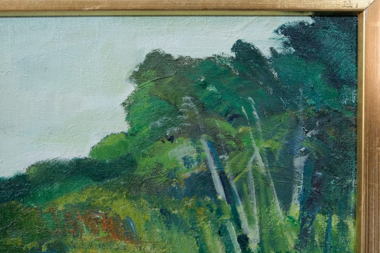 Oil on canvas by Gunnar Herman Berglund 1970