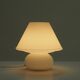 Lampe en verre en forme de champignon Modèle 6249 par Glasshütte Limburg