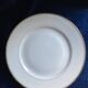 LCS Porcelaine Limoges pedestal dish in white porcelain with gold edging