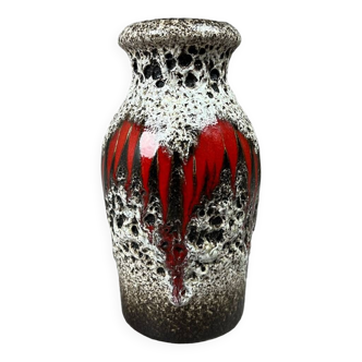 Scheurich Lora - Fat Lava - Ceramic Lava Vase - West German - Vintage