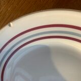 Set of 4 flat plates vintage Francoise model