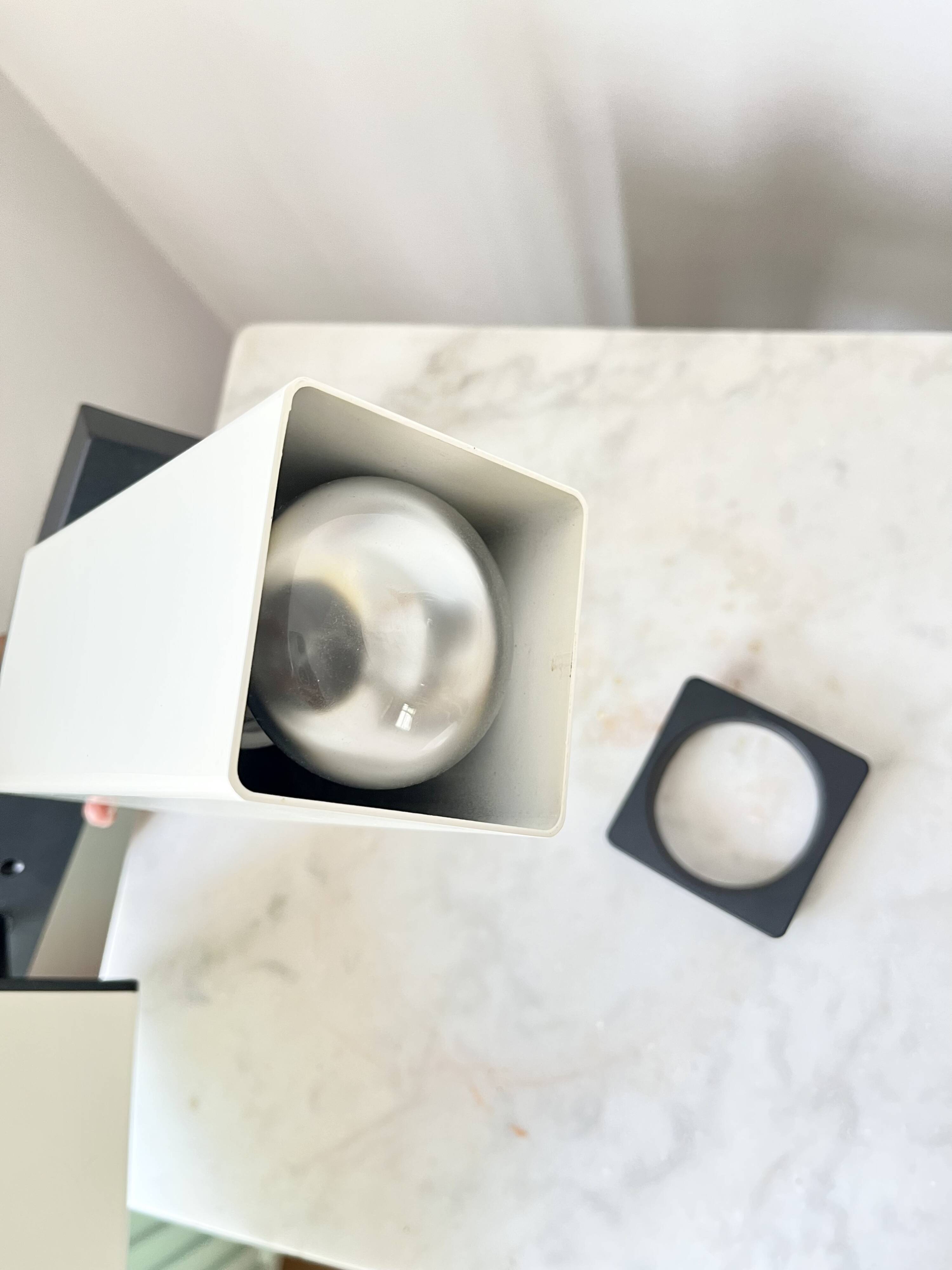 Vintage 1980s Wall or Ceiling Lamp with Two Adjustable Parallelepiped Light