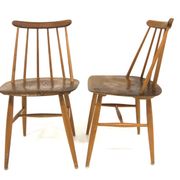 Set of 2 Scandinavian "Fanett" chairs by Ilmari Tapiovaara, Sweden, 1960