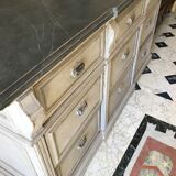 Craft furniture repatinated in marble style