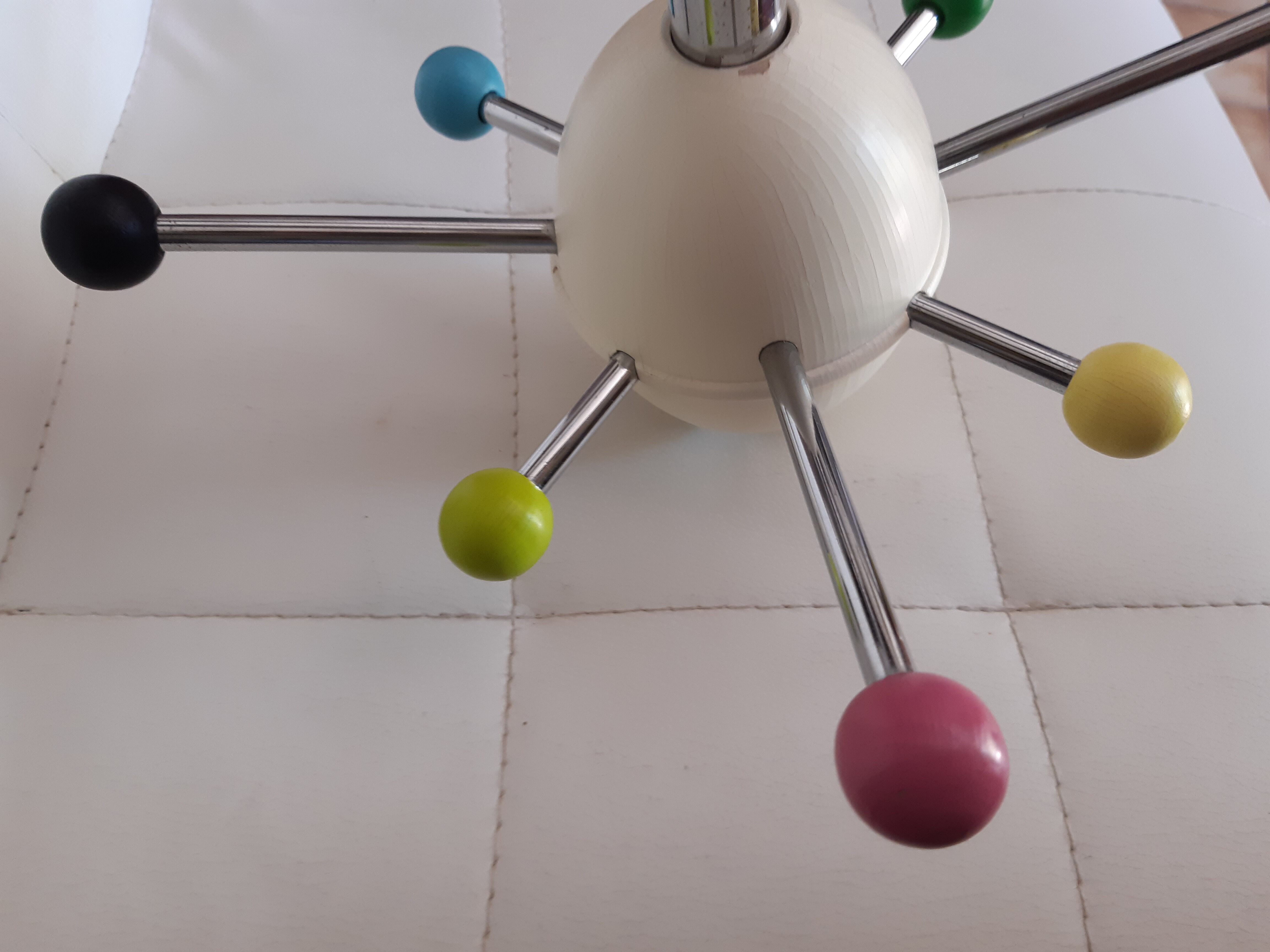 Coat rack sputnik design vintage