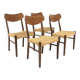 Set de 4 chaises scandinave en teck, Danemark, 1960