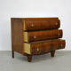 Art Deco chest of drawers in walnut veneer, circa 1930