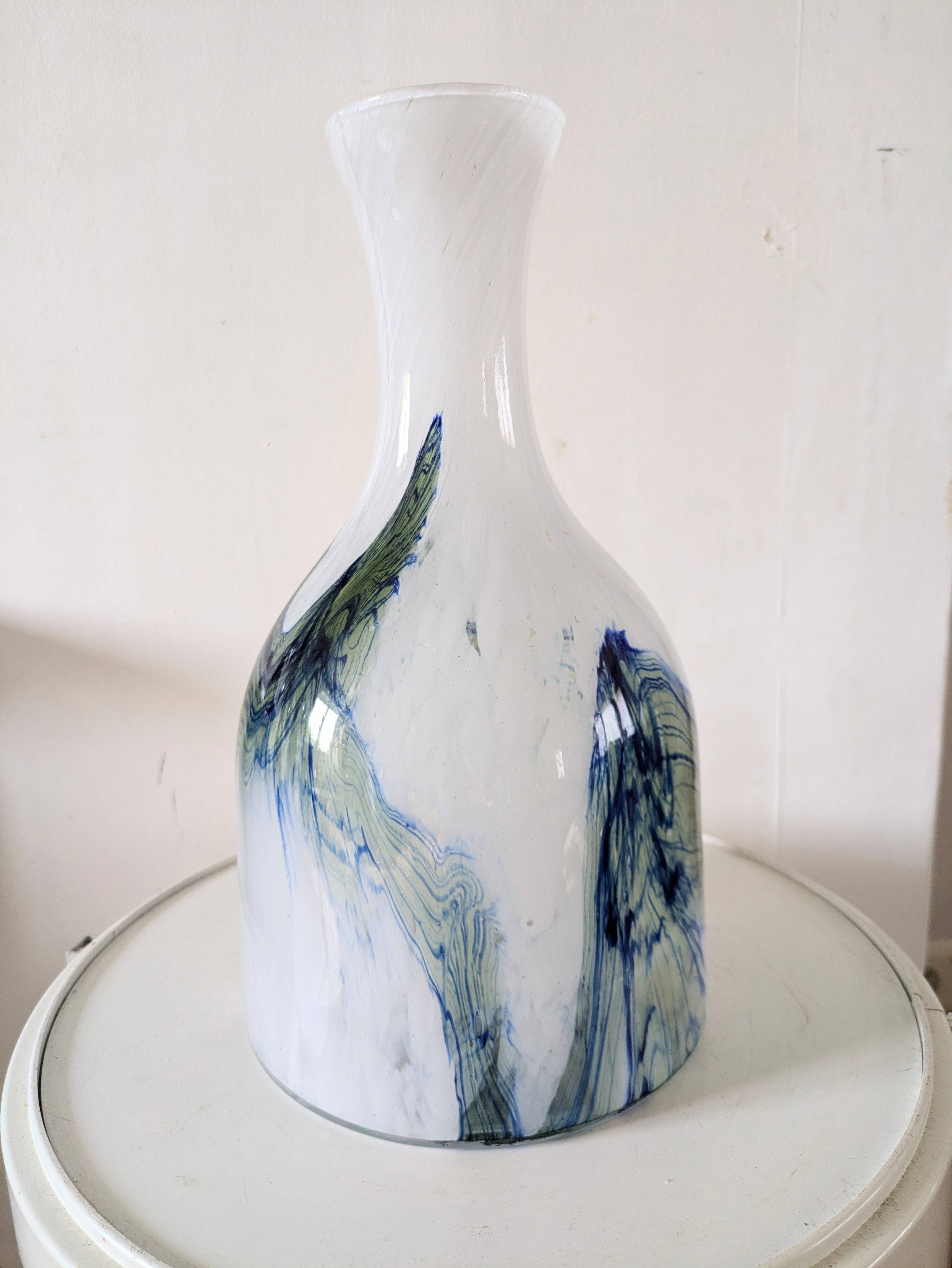 Large Murano glass vase, 70s design