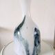 Grand vase en verre de Murano design années 70