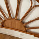 Vintage 1970s rattan and cane headboard for a double bed.