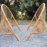 Cot basket rattan