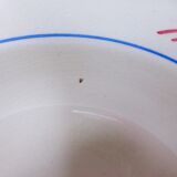 Set of 6 vintage soup plates from the Gien factory, Nice model