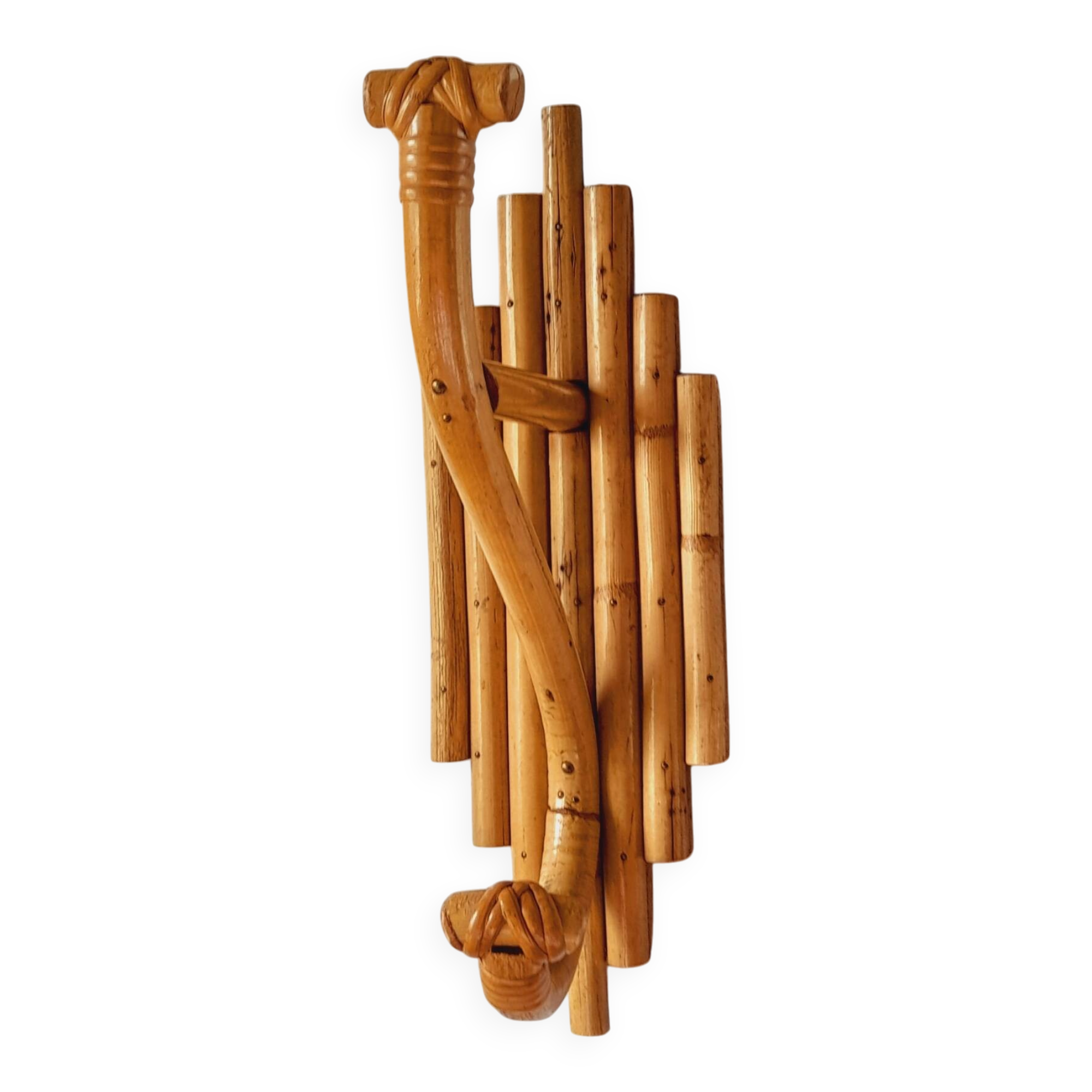 Wall hook in bamboo, Louis Sognot.