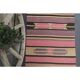 Vintage Turkish Oushak Handmade Wool Cotton Purple Runner Rug 93x234