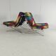 Unique Colourful Armchair Inspired by Barcelona Chair - set of 2