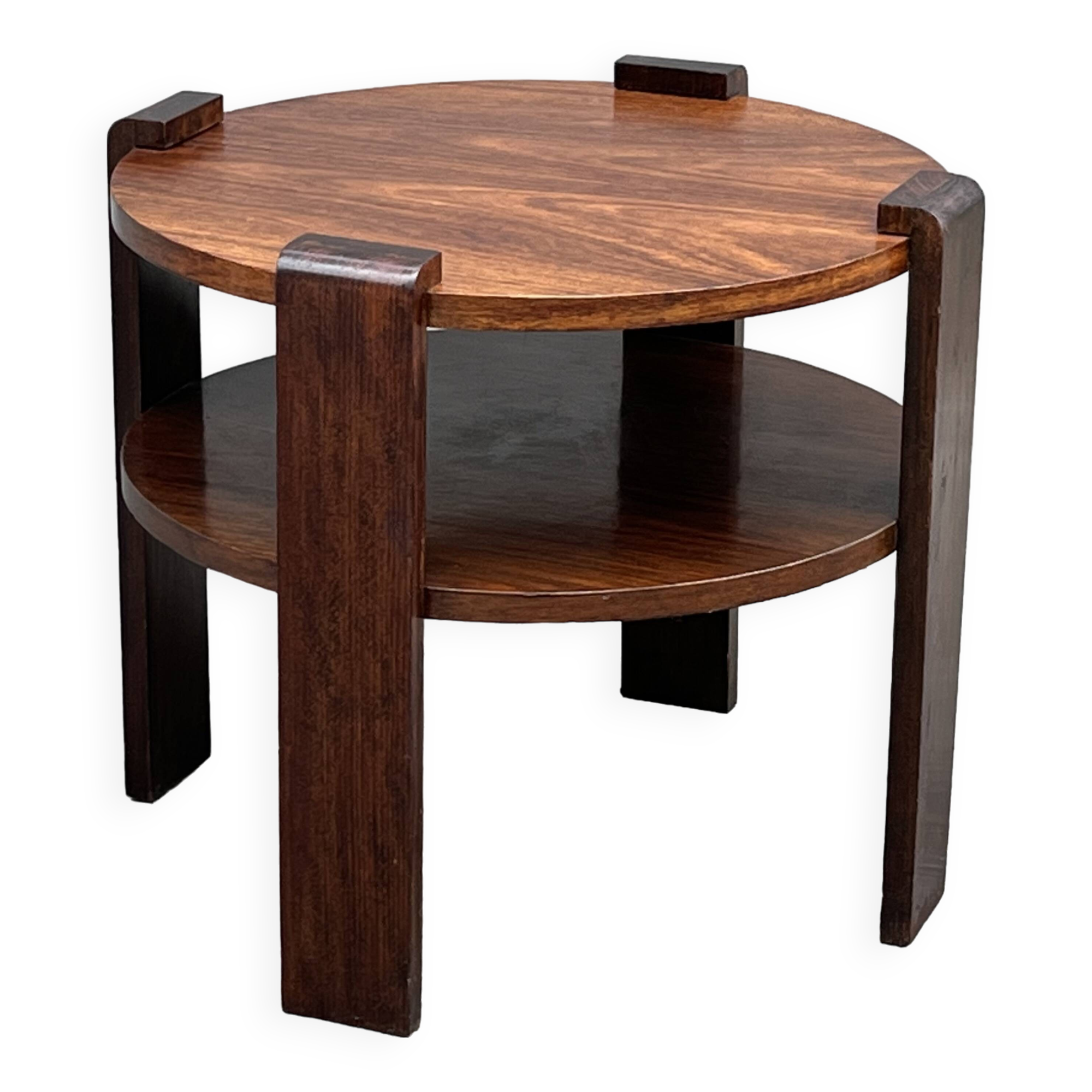 Modernist art deco pedestal table 1930