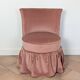 Fauteuil crapaud en velours