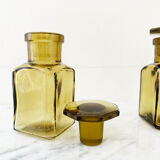 Set of 3 glass vials