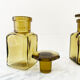 Set of 3 glass vials