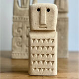 Minimalist stone face