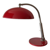 Red adjustable table lamp, model 144 by Herman Busquet for Hala Zeist