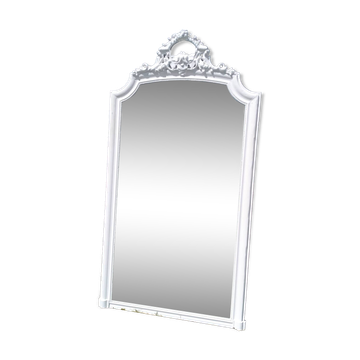 Antique mirror with pediment 174/94 cm