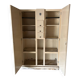 Vintage compartmentalised wardrobe