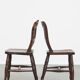Set of 2 Antique English Oxford Dining/Kitchen Chairs