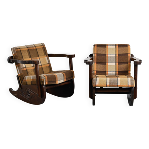 Paire de rocking-chairs