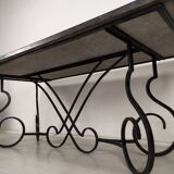 Iron and marble table 1950