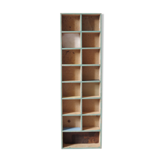 Industrial shelf - wooden lockers