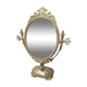 Miroir psychée à poser en bronze et laiton dorés 36 x 26cm