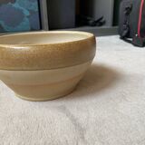 Digoin enamelled stoneware salad bowl
