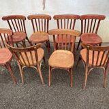 Set of 8 bistro chairs