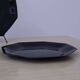 6 "Octime" black Arcoroc dinner plates