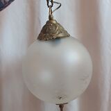 Suspension ball glass & bronze