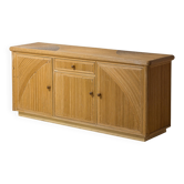 Rattan 1980s sideboard