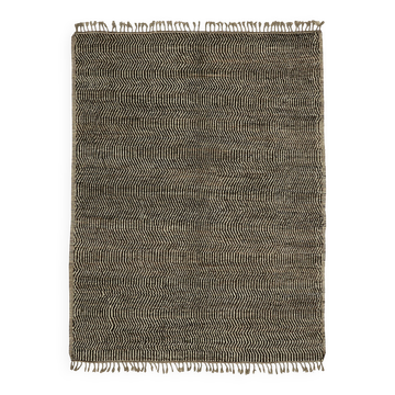 Tapis en laine brun contemporain turc fait à la main de 303 cm x 396 cm