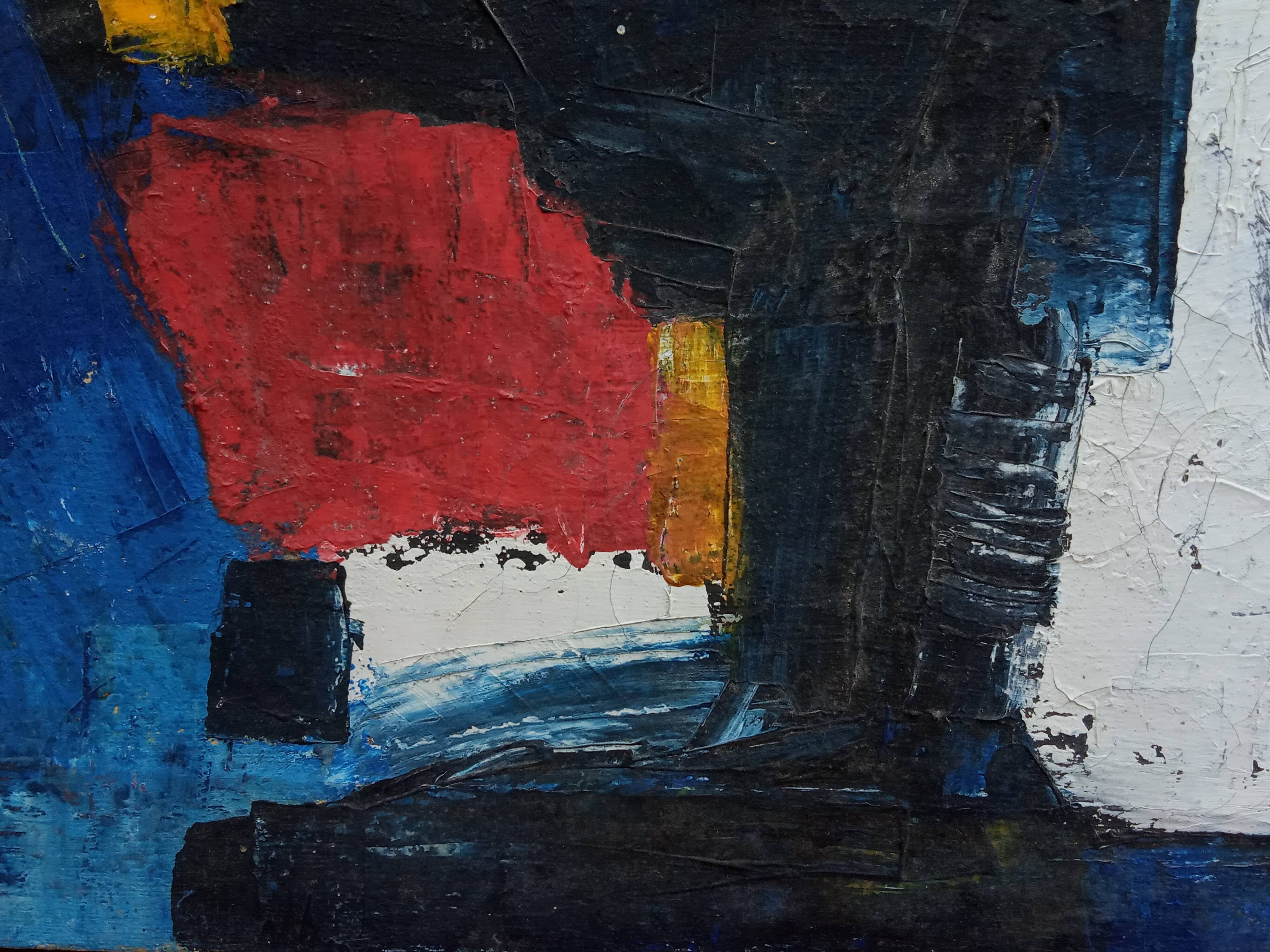 Abstract painting on canvas 65×81 cm