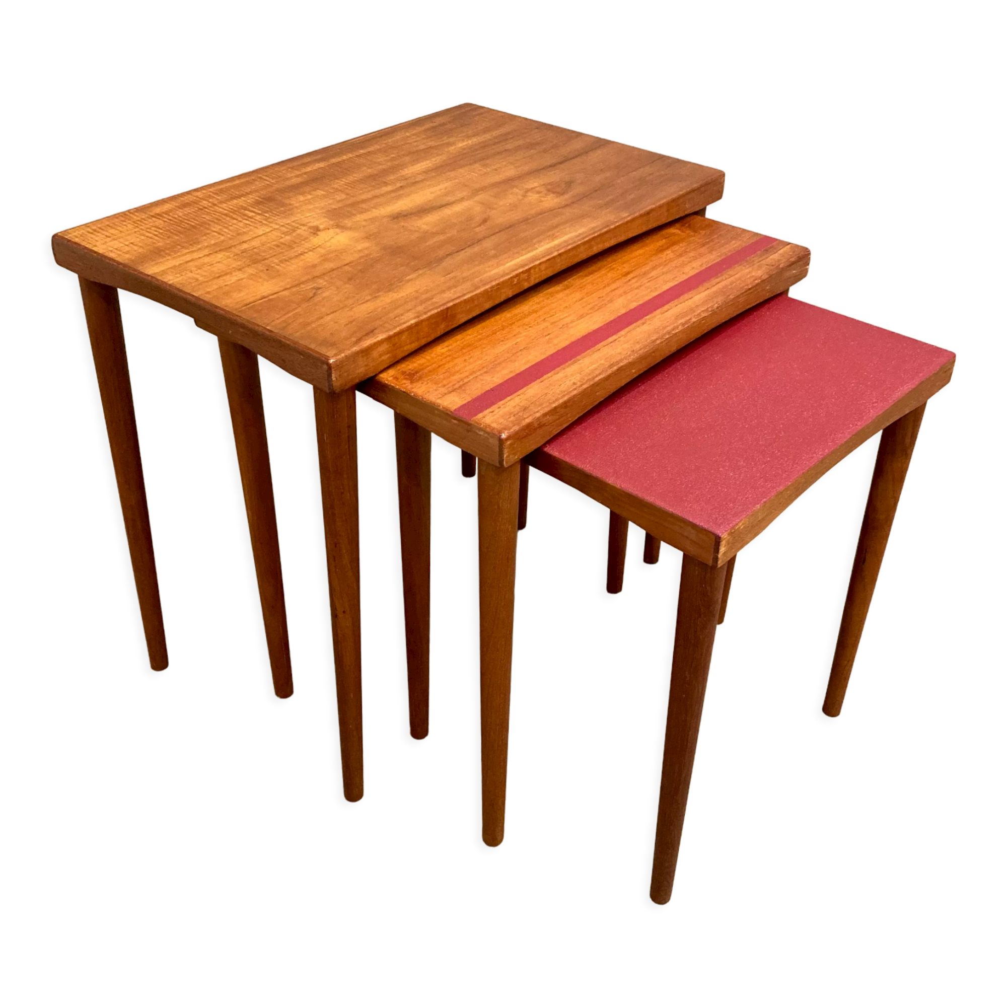 Coffee table pull-out Scandinavian design 1950