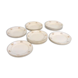 Service de 28 assiettes en porcelaine