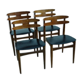 Set de 4 chaises  Johannes Andersen modèle 178 scandinave vintage