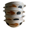 4 bols poterie du Marais vintage