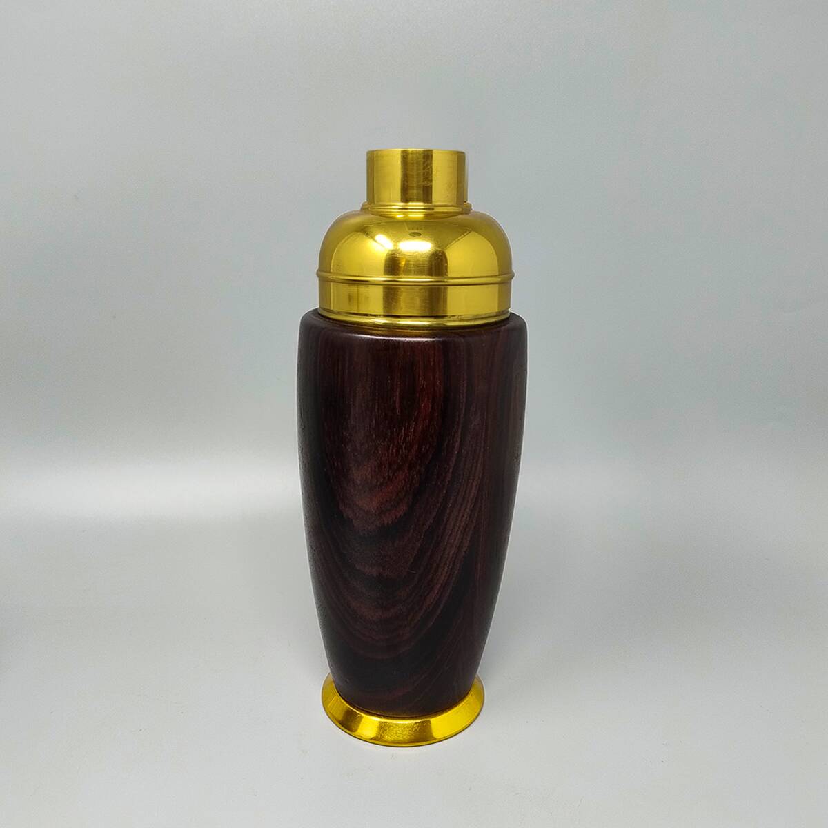 1970s Gorgeous Cocktail Shaker With Ice Bucket by Aldo Tura. Made in Italy