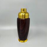 1970s Gorgeous Cocktail Shaker With Ice Bucket by Aldo Tura. Made in Italy