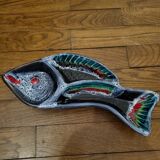 Vintage Vallauris compartment dish