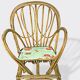 Vintage bamboo armchair