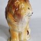 Lion en céramique émaillée, années 70