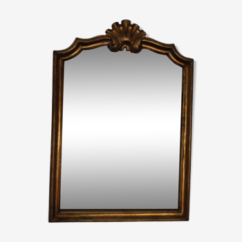 Old gilded mirror, 57x40 cm