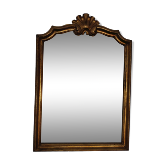 Old gilded mirror, 57x40 cm